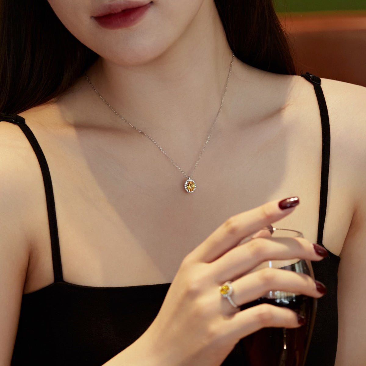 [Elowen Jewels ]Delicate Unique Oval Cut Daily Earrings