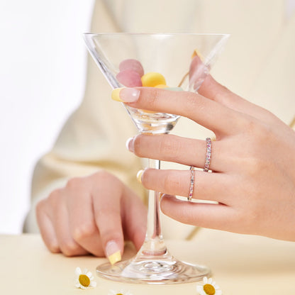 [Elowen Jewels]Dainty Ebullient Round Cut Daily Ring