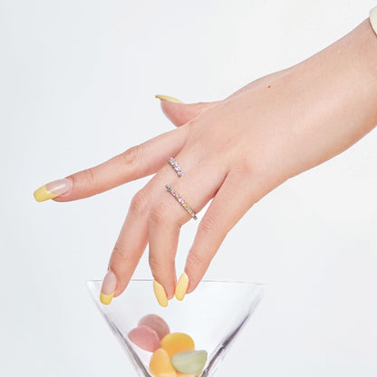 [Elowen Jewels]Dainty Ebullient Round Cut Daily Ring