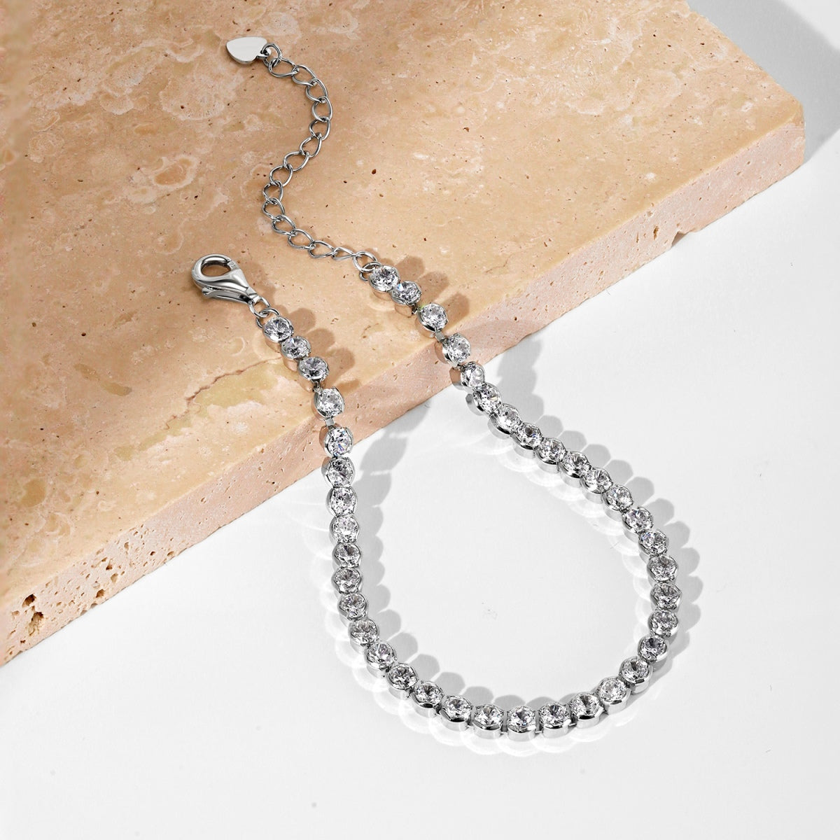 [Elowen Jewels]Dazzling Sparkling Round Cut Daily Bracelet