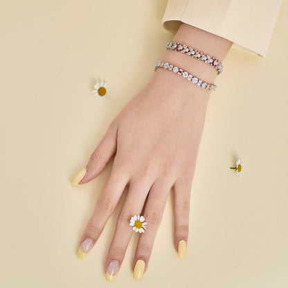 [Elowen Jewels]Dazzling Radiant Multi Cut Daily Bracelet