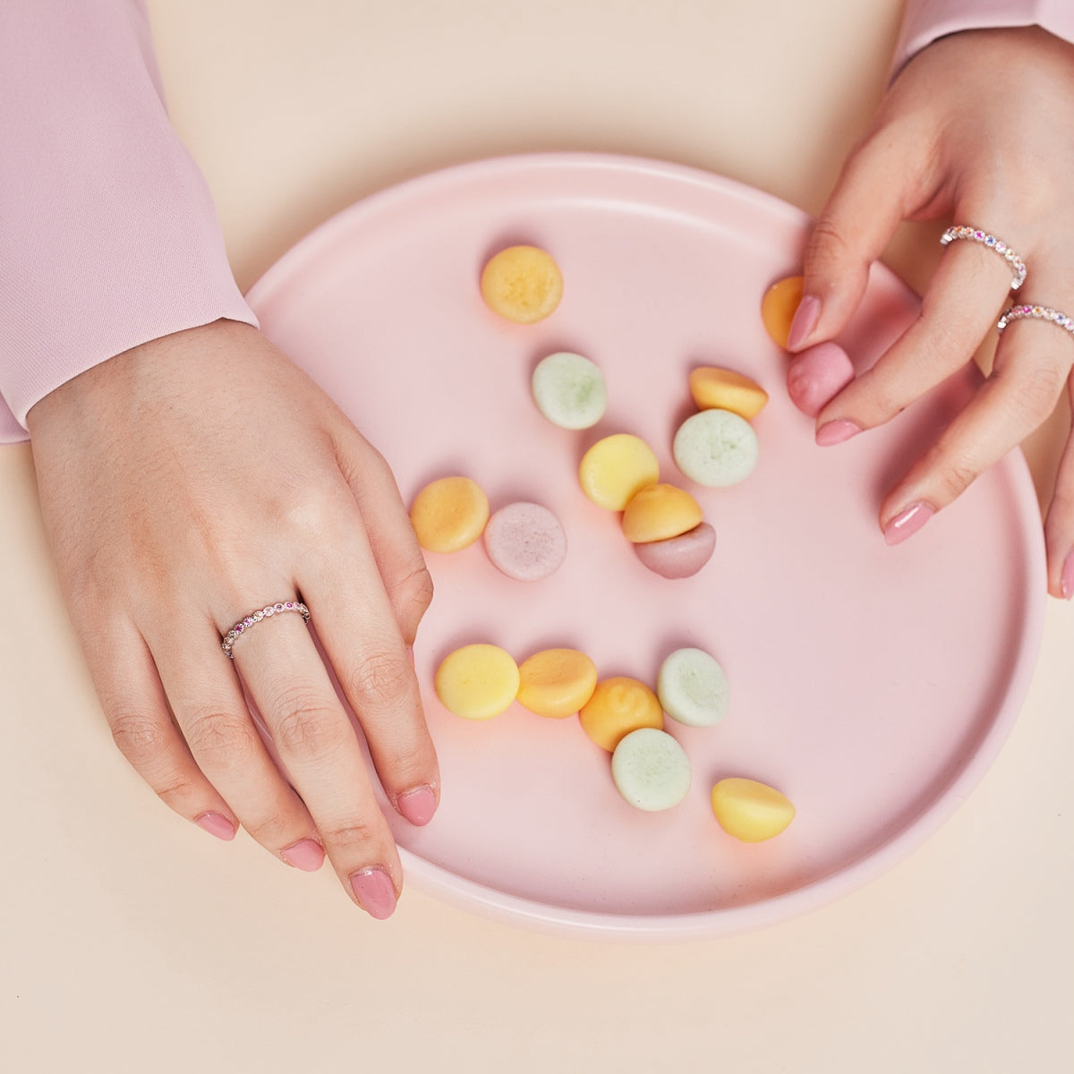 [Elowen Jewels]Exquisite Colorful Round Cut Party Ring