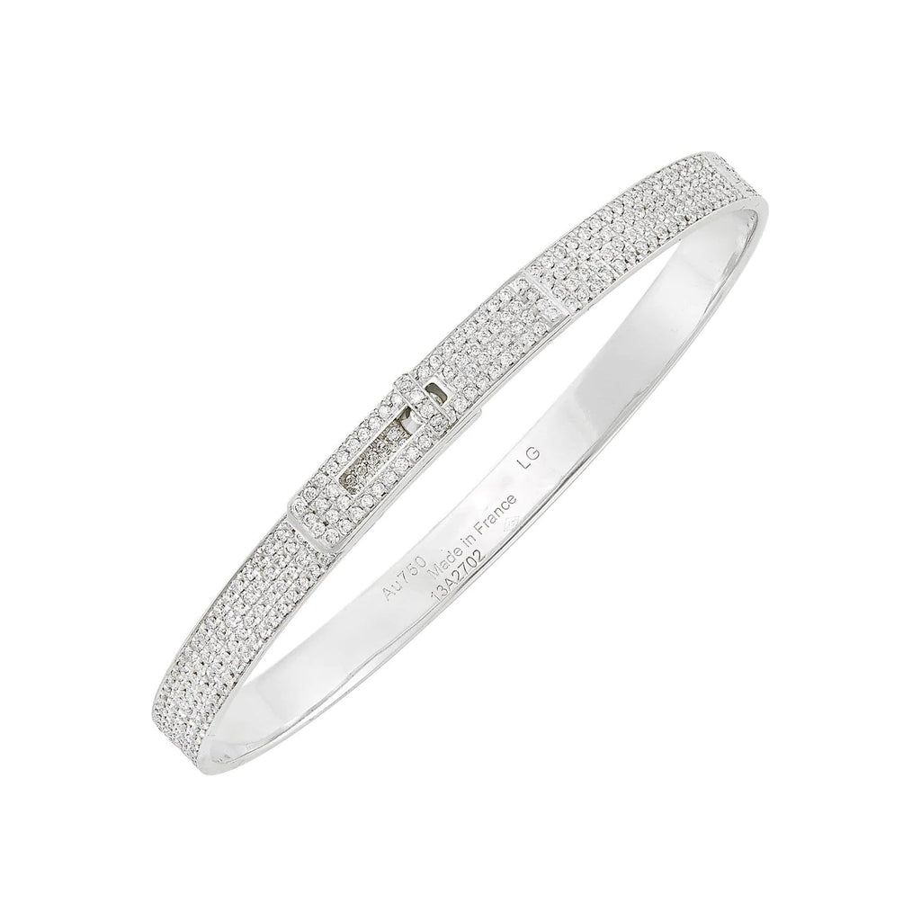 [Elowen jewels ]HM ケリー ブレスレット（シルバー、フルパヴェダイヤモンド）