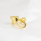 [Elowen jewels ]LUCKY BETWEEN THE FINGER RING