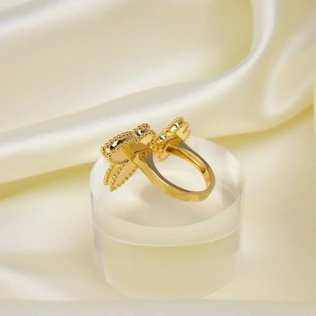 [Elowen jewels ]LUCKY BETWEEN THE FINGER RING