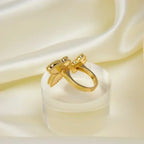[Elowen jewels ]LUCKY BETWEEN THE FINGER RING