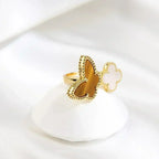 [Elowen jewels ]LUCKY BETWEEN THE FINGER RING