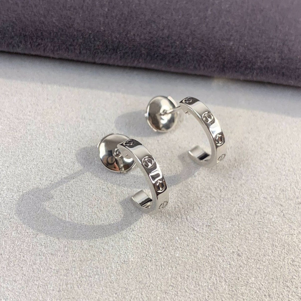 [Elowen jewels ]LOVE EARRINGS 2.65MM SILVER
