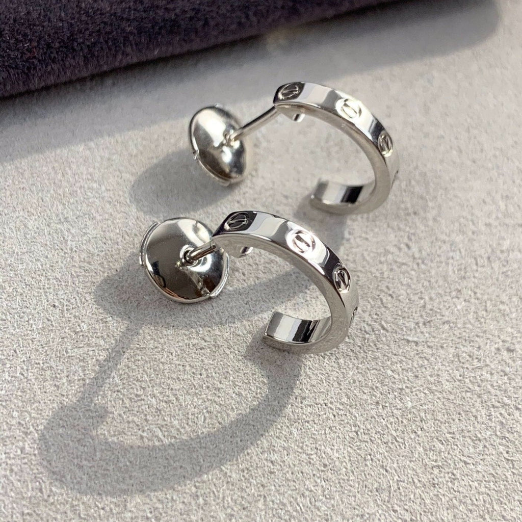 [Elowen jewels ]LOVE EARRINGS 2.65MM SILVER