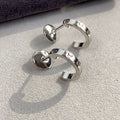 [Elowen jewels ]LOVE EARRINGS 2.65MM SILVER