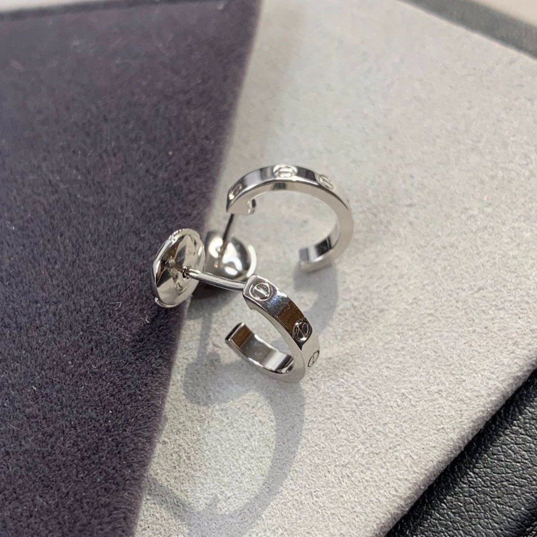 [Elowen jewels ]LOVE EARRINGS 2.65MM SILVER