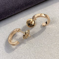 [Elowen jewels ]LOVE EARRINGS 2.65MM PINK GOLD