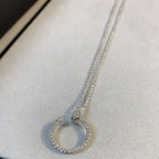 [Elowen jewels ]JUSTE NECKLACE SILVER DIAMONDS