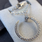 [Elowen jewels ]JUSTE NECKLACE SILVER DIAMONDS