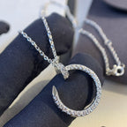 [Elowen jewels ]JUSTE NECKLACE SILVER DIAMONDS
