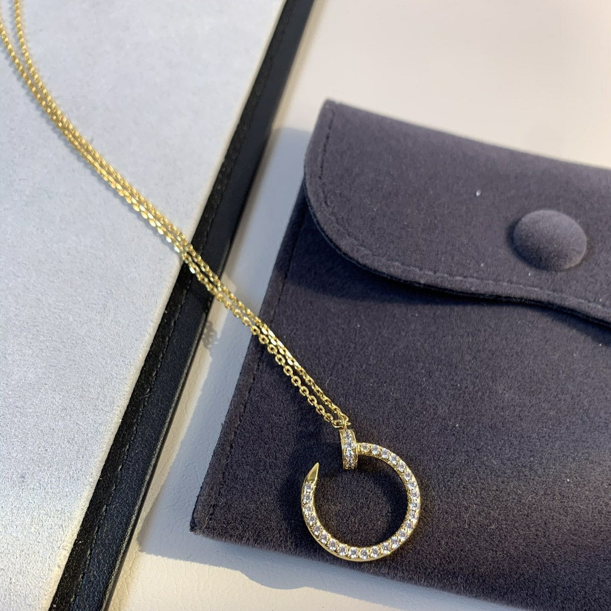 [Elowen jewels ]JUSTE NECKLACE GOLD DIAMONDS