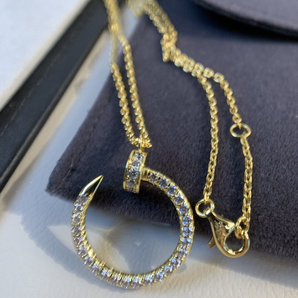 [Elowen jewels ]JUSTE NECKLACE GOLD DIAMONDS