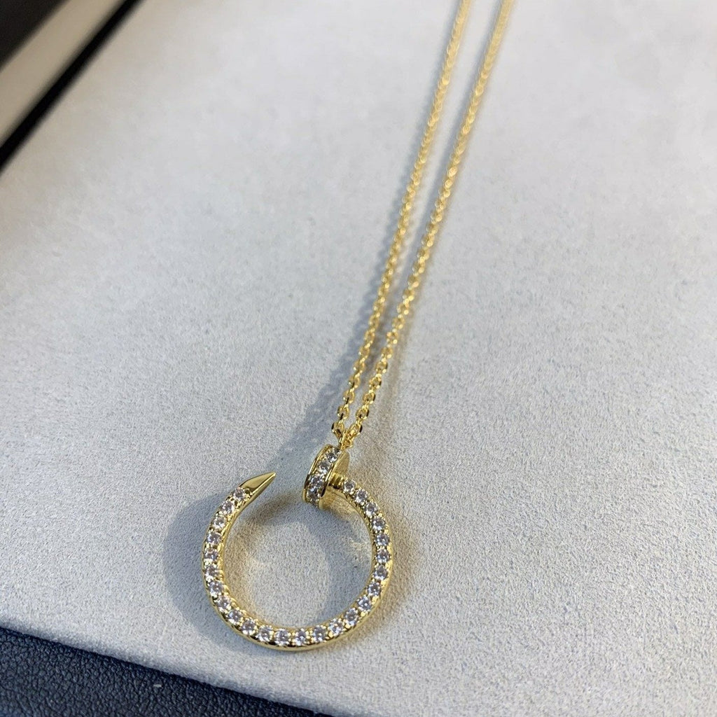 [Elowen jewels ]JUSTE NECKLACE GOLD DIAMONDS