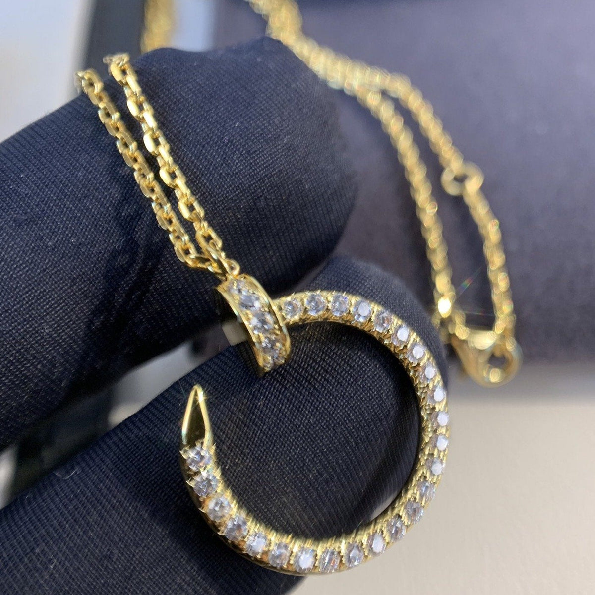 [Elowen jewels ]JUSTE NECKLACE GOLD DIAMONDS