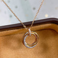 [Elowen jewels ]TRINITY-HALSKETTE SILBER GOLD ROSÉGOLD DIAMANTEN