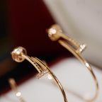 [Elowen jewels ]JUSTE EARRINGS DIAMONDS 1.8MM