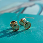 [Elowen jewels ]LOVE EARRINGS PINK GOLD 10MM