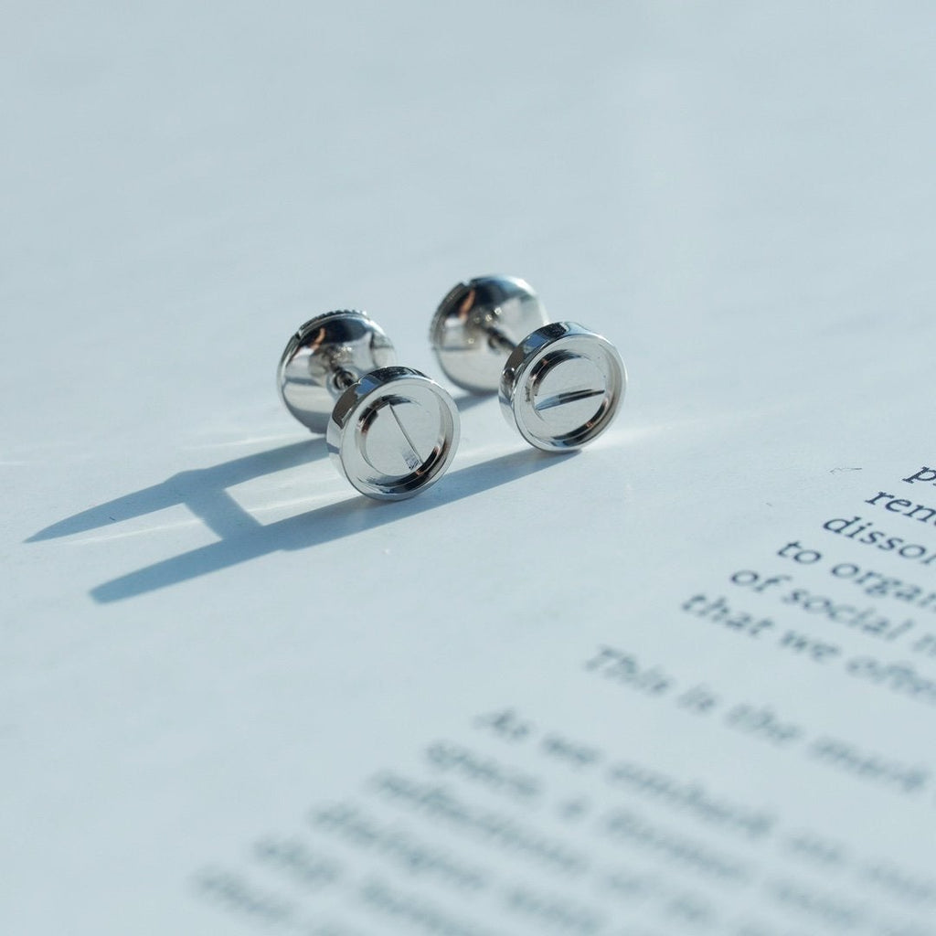 [Elowen jewels ]LIEBES-OHRRINGE SILBER 10MM