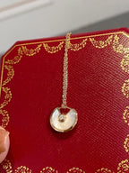 [Elowen jewels ]AMULETTE ROSEGOLD PERLMUTT-HALSKETTE
