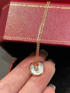[Elowen jewels ]AMULETTE ROSEGOLD PERLMUTT-HALSKETTE