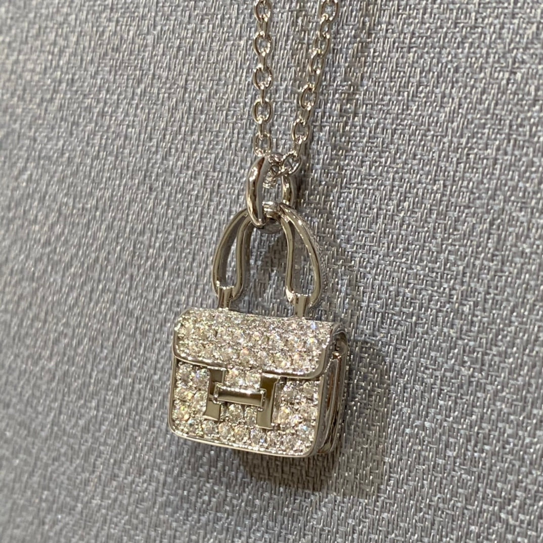 [Elowen jewels ]CONSTANCE PEDANT DIAMOND NECKLACE