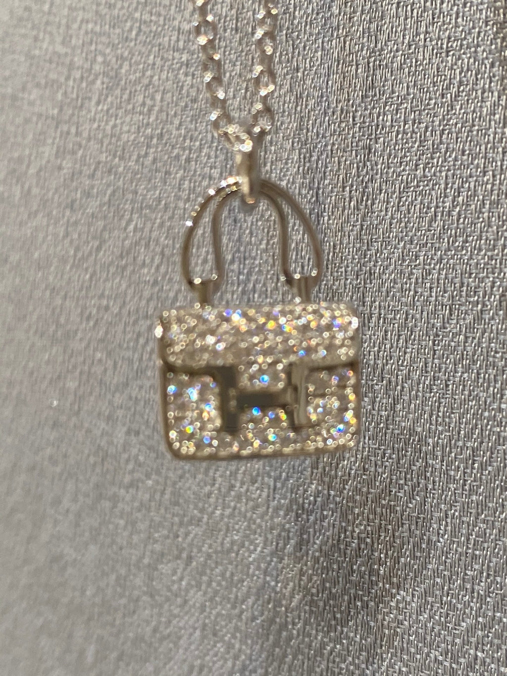 [Elowen jewels ]CONSTANCE PEDANT DIAMOND NECKLACE
