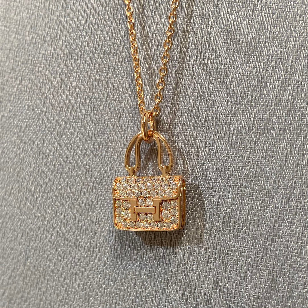 [Elowen jewels ]CONSTANCE PEDANT DIAMOND NECKLACE