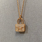 [Elowen jewels ]CONSTANCE PEDANT DIAMOND NECKLACE