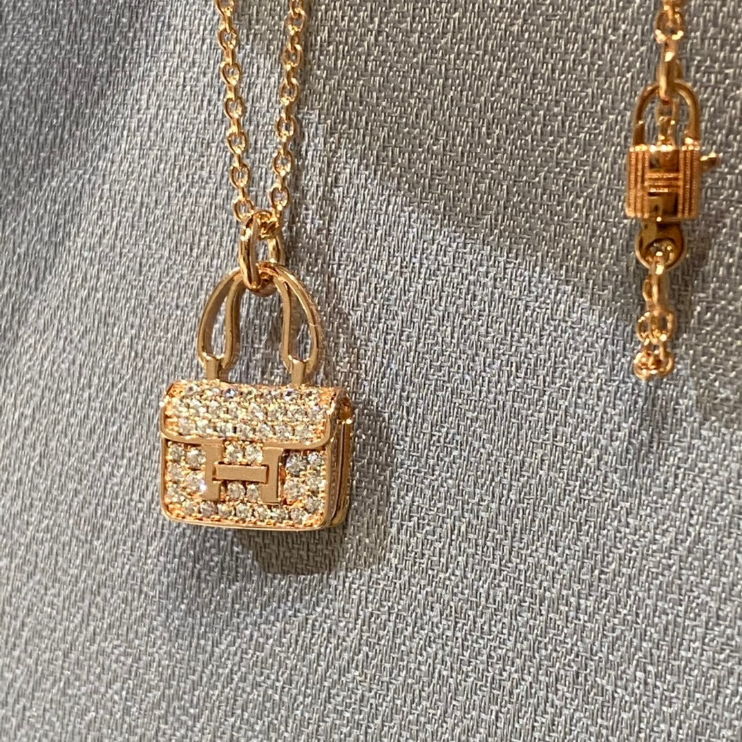 [Elowen jewels ]CONSTANCE PEDANT DIAMOND NECKLACE