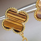 [Elowen jewels ]CLOVER  2 MOTIF  TIGER EYE CARNELIAN EARRINGS