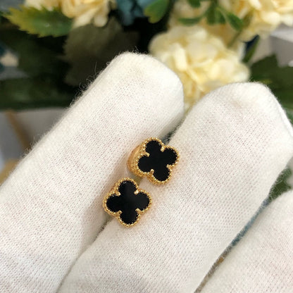[Elowen Jewels]CLOVER MINI GOLD EARRINGS