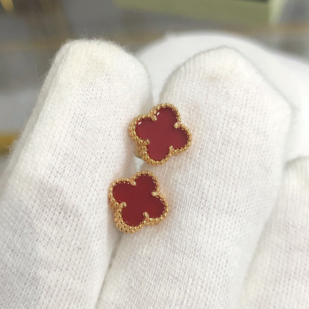 [Elowen jewels ]CLOVER MINI GOLD EARRINGS