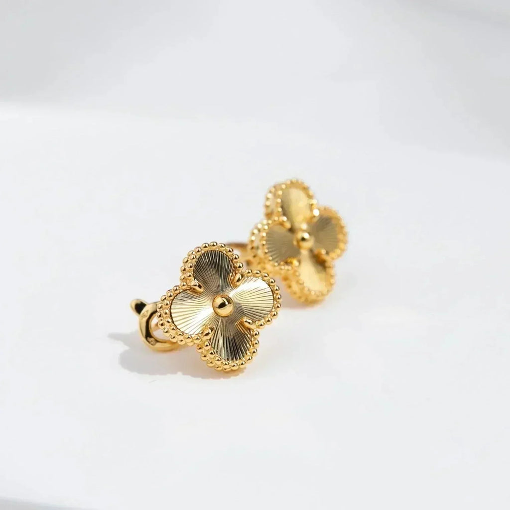 [Elowen jewels ]CLOVER MEDIUM 1 MOTIV LASER-OHRRINGE