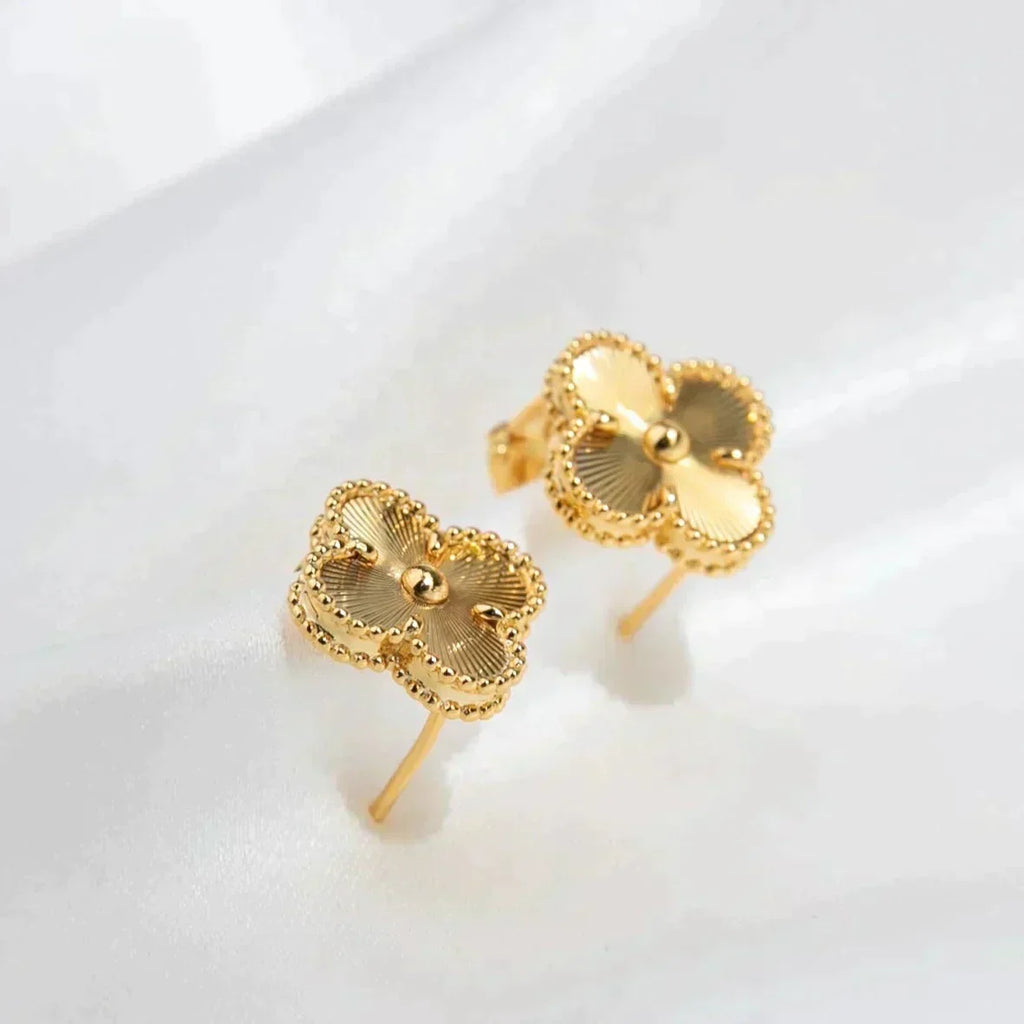 [Elowen jewels ]CLOVER MEDIUM 1 MOTIV LASER-OHRRINGE