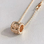 [Elowen jewels ]PERLEE ANHÄNGER-HALSKETTE GOLD / ROSÉGOLD