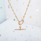 [Elowen jewels ]ECHAPPEE NECKLACE PINK GOLD