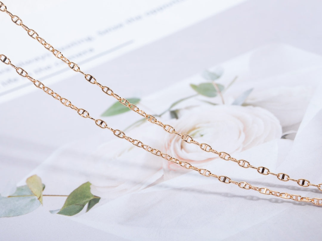 [Elowen jewels ]ECHAPPEE NECKLACE PINK GOLD
