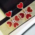 [Elowen jewels ]SWEET CLOVER CARNELIAN EARRINGS