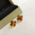 [Elowen jewels ]CLOVER MEDIUM 1 MOTIFS TIGER EYE EARRINGS