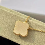 [Elowen jewels ]CLOVER 15MM DIAMOND TURQUOISE NECKLACE