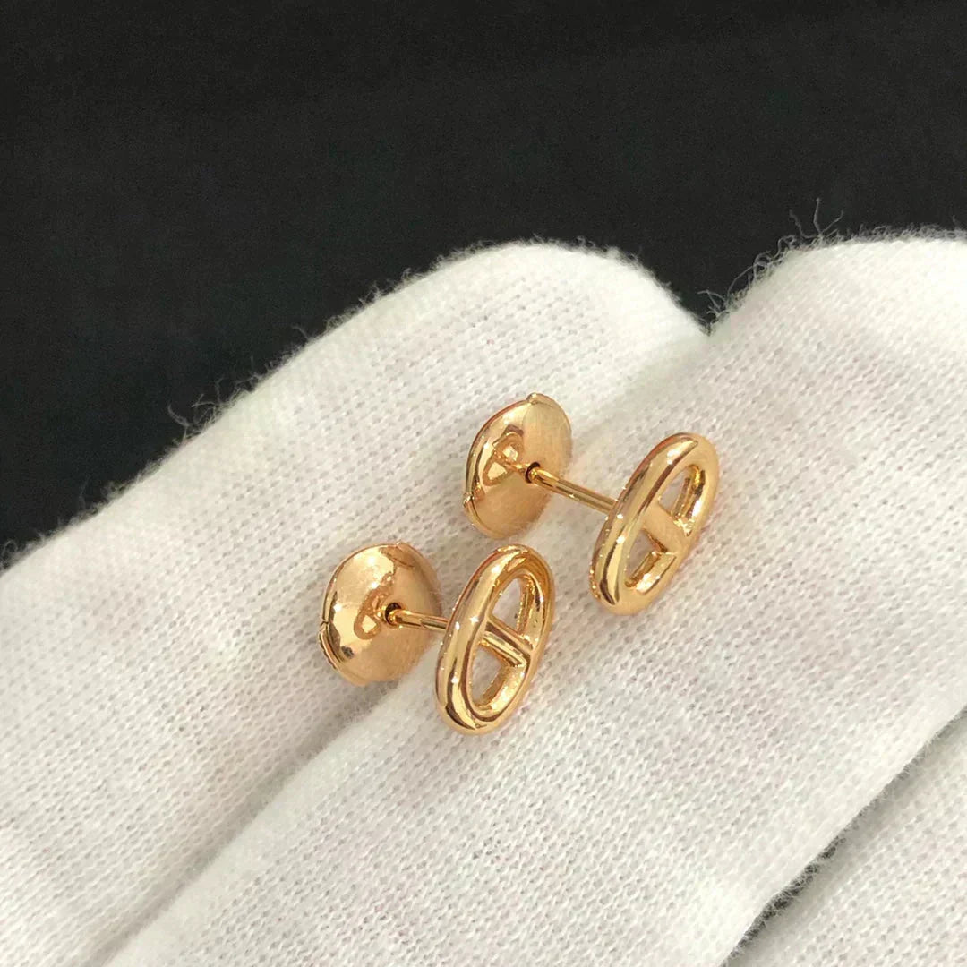 [Elowen jewels ]CHAINE SMALL EARRINGS GOLD AND SILVER