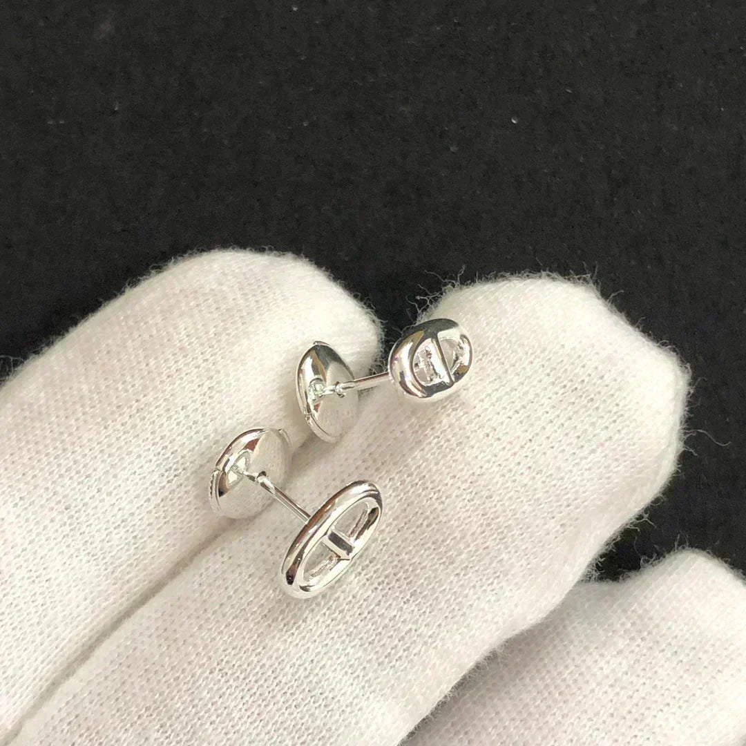 [Elowen jewels ]CHAINE SMALL EARRINGS GOLD AND SILVER