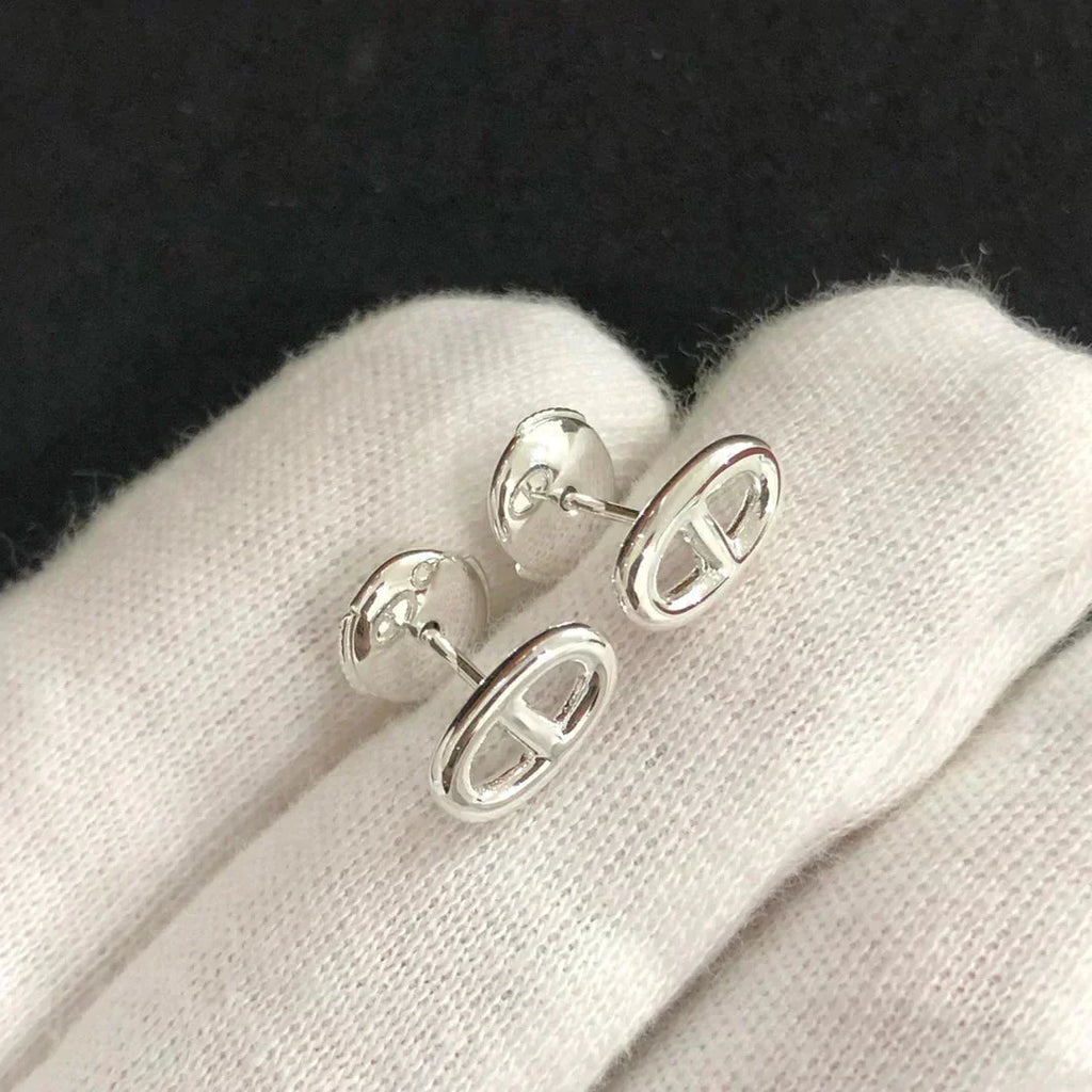 [Elowen jewels ]CHAINE SMALL EARRINGS GOLD AND SILVER