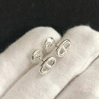 [Elowen jewels ]CHAINE SMALL EARRINGS GOLD AND SILVER