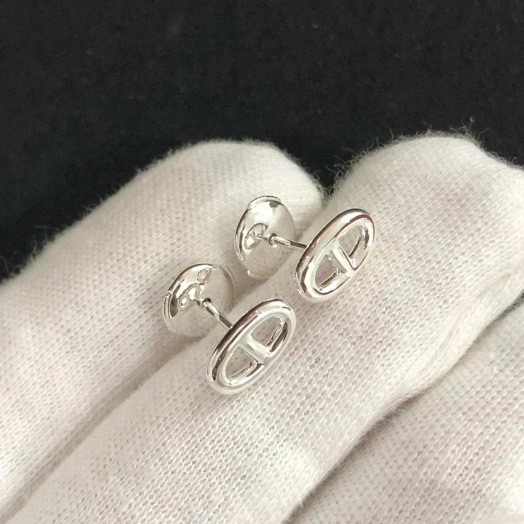 [Elowen jewels ]CHAINE SMALL EARRINGS GOLD AND SILVER
